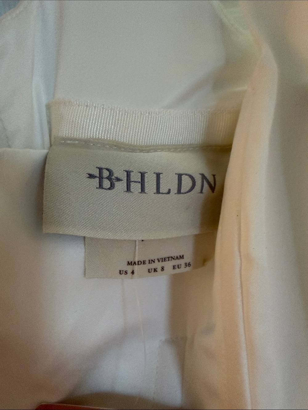 BHLDN Ivory Satin Short Wedding Dress - Picture 5 of 6